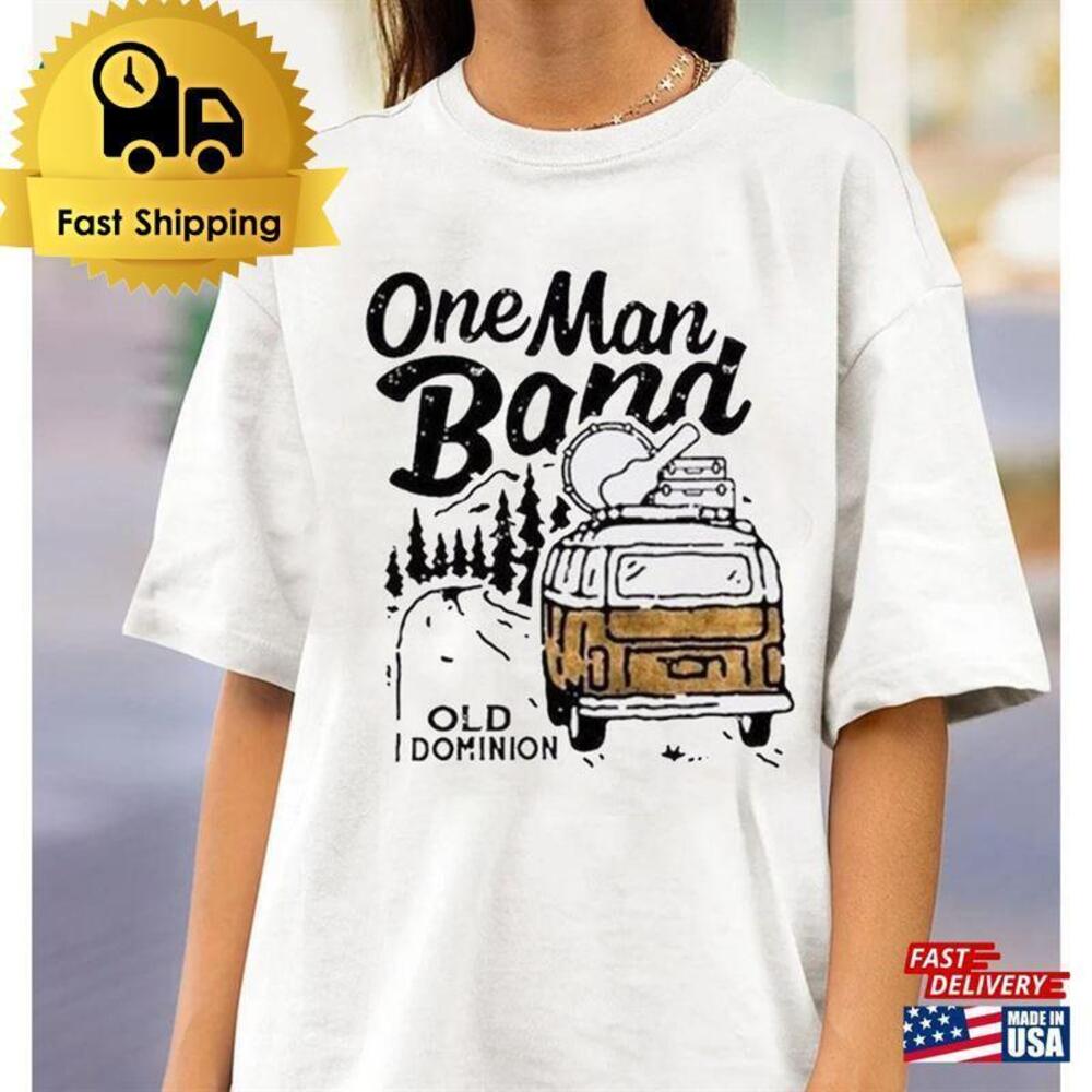 Old Dominion One Man Band Shirt No Bad Vibes Tour  Merch T-Shirt